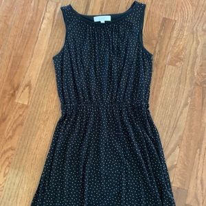 Fun and flirty black and pink polka dot dress!